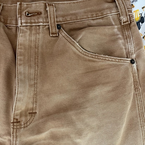 L.C. King Pointer Brand Brown Duck Canvas (100% Cotton) work pants - Picture 4 of 7
